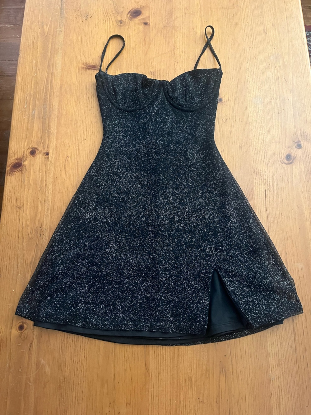 Women’s Black Sparkly Mini Dress
